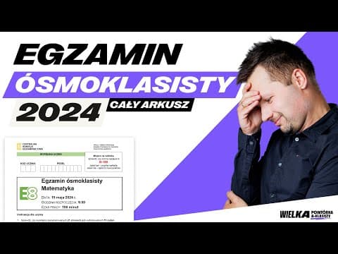 Matematyka — Maj 2024