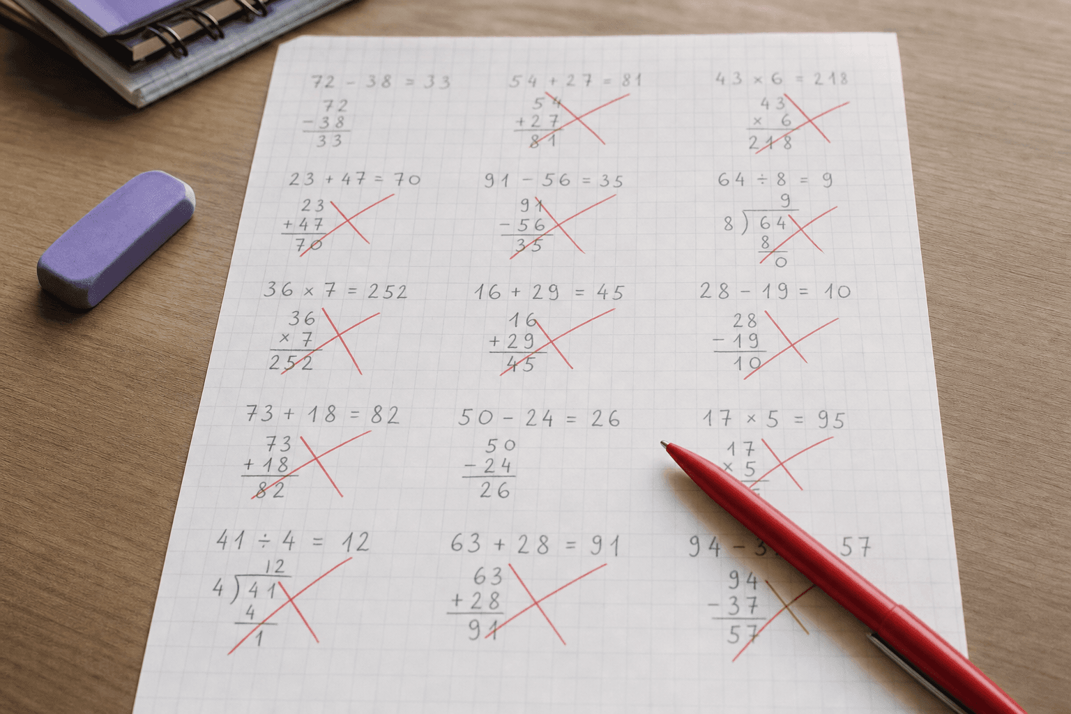 Najczęstsze błędy na egzaminie z matematyki — na czym tracą uczniowie