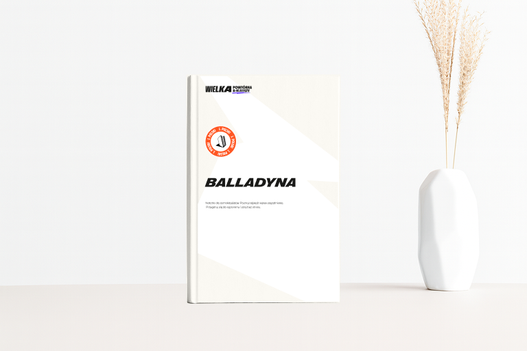 Okładka książki „Balladyna” Juliusza Słowackiego.